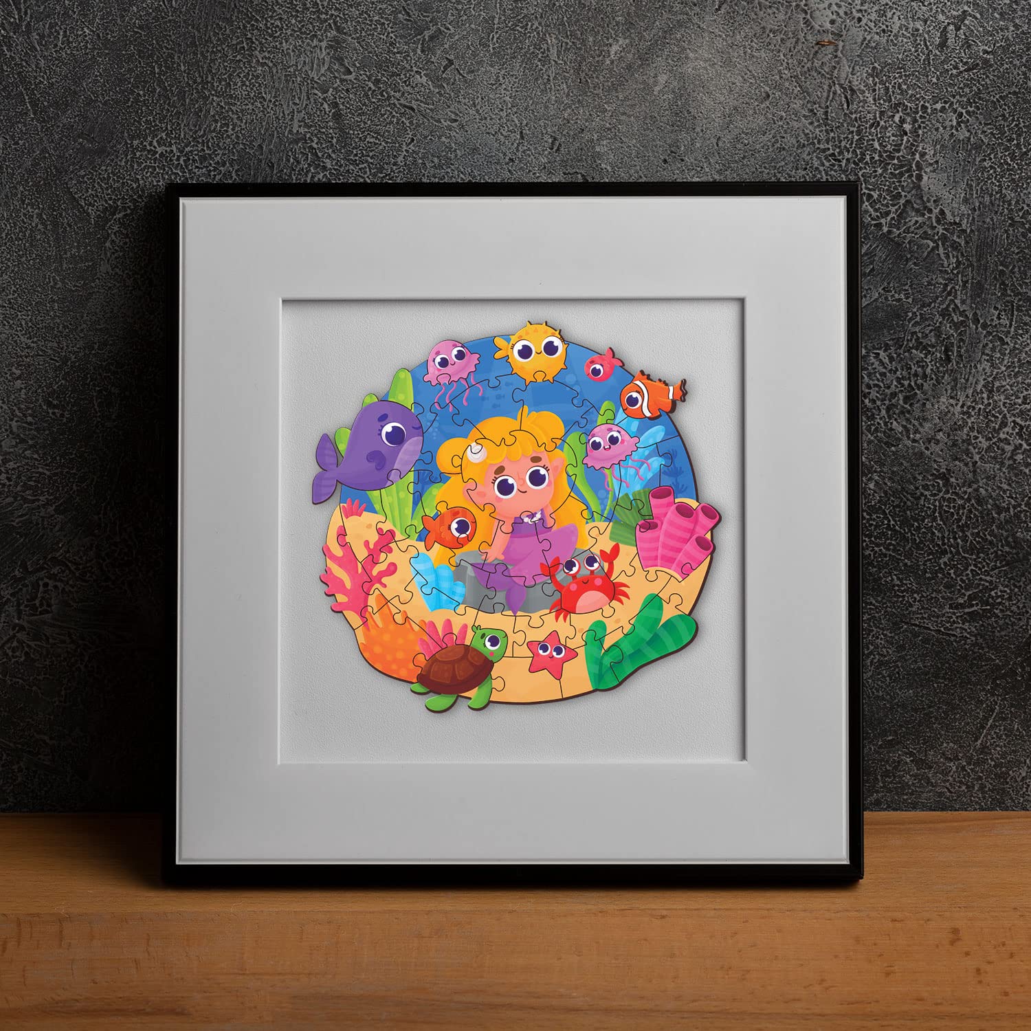 Mermaid Art Puzzle DIY Puzzle with Unique Design 4+ Years - Mini Leaves