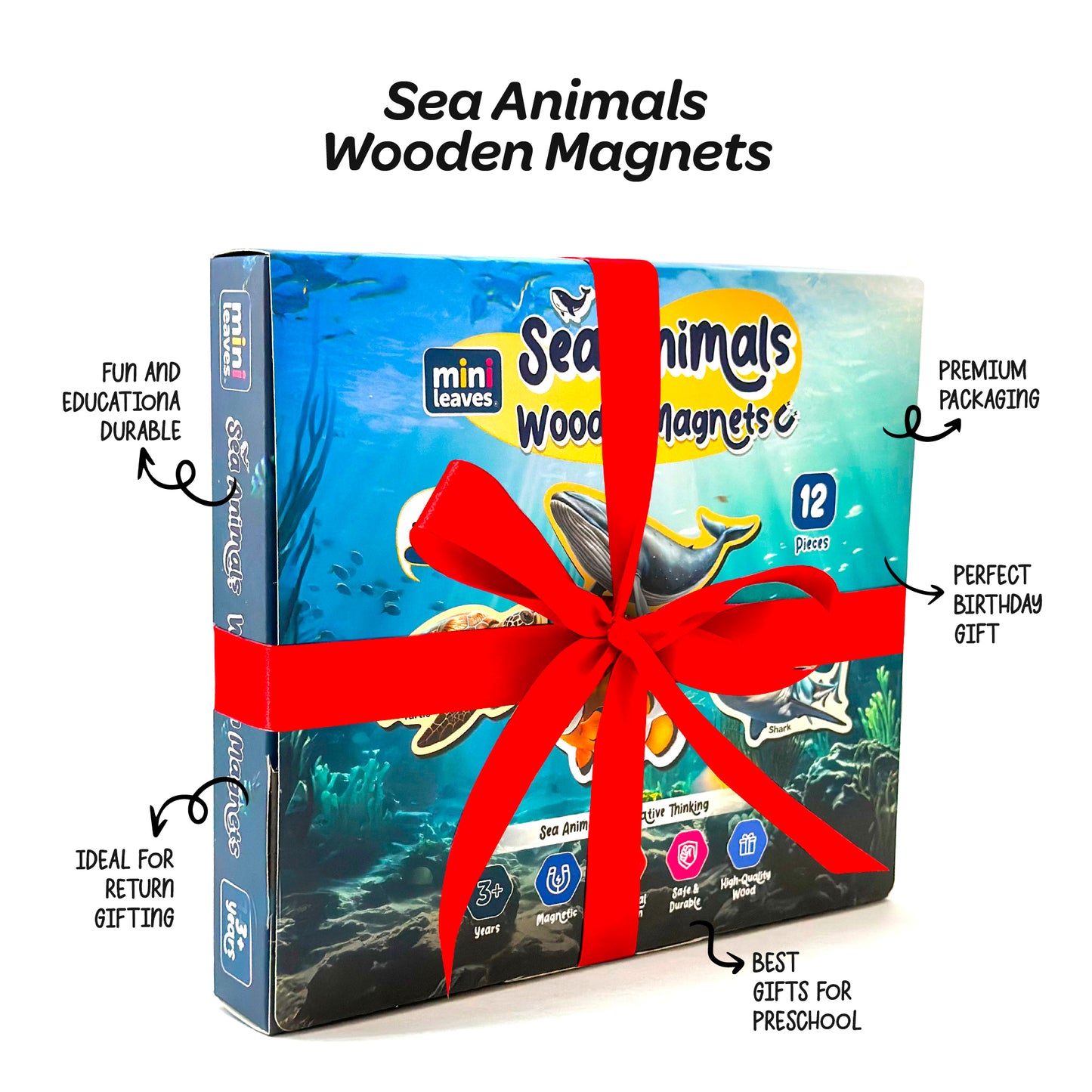 Sea Animals Fridge Magnets 3+ Years