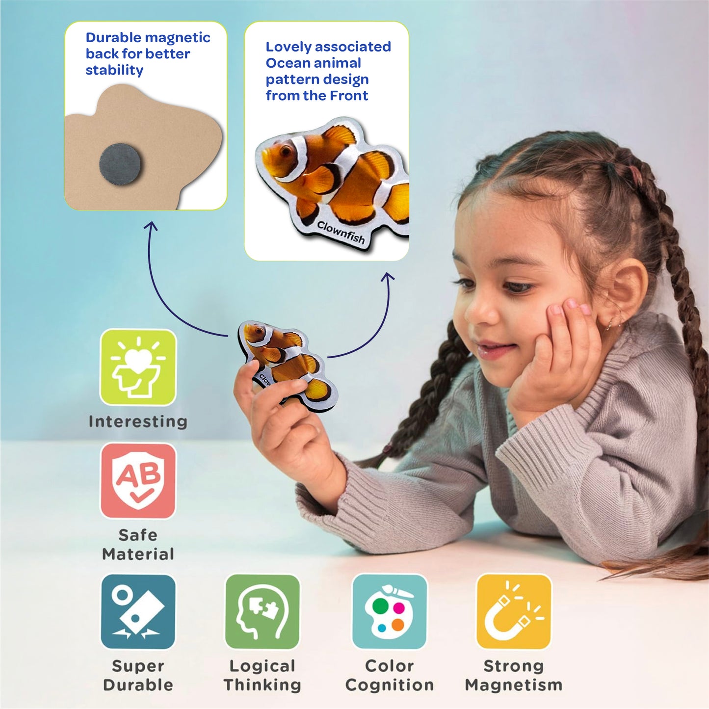 Sea Animals Fridge Magnets 3+ Years