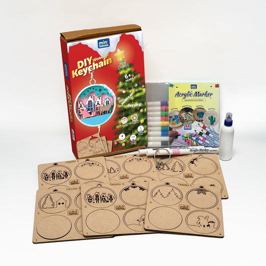 Creative Me DIY Chritmas Keychains - Art And Craft Kit 9-12 Years