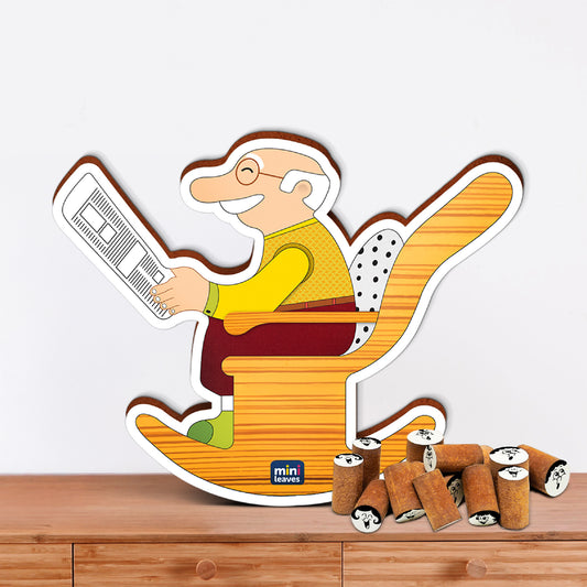 Mini Leaves Balancing Grandpas Balancing Toys | Multiplayers Fun Games for Indoor