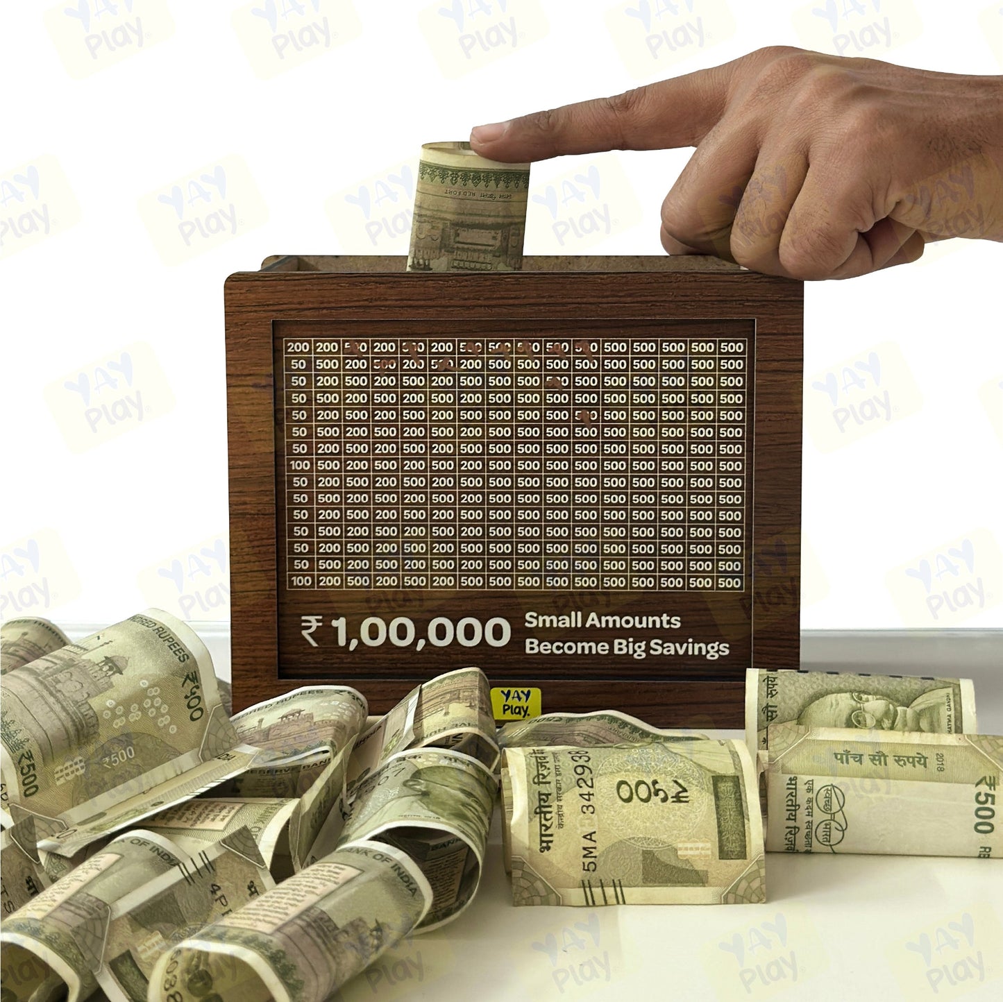 YaY Play 1,00,000 Rupees Money Saving Challenge Box