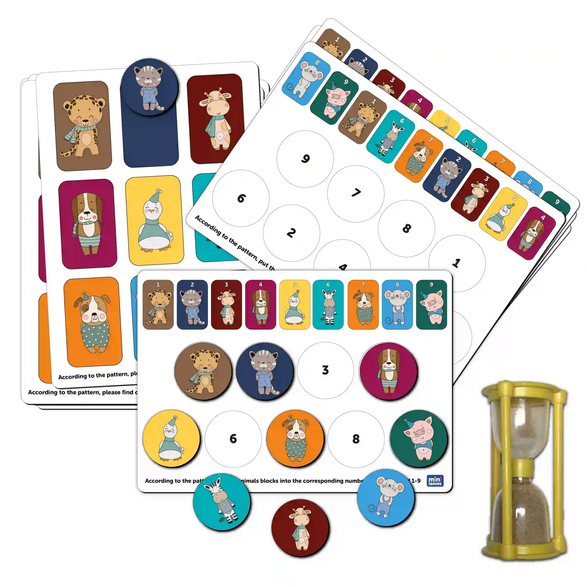 Animal Logic Memory Game 2+ Years - Mini Leaves