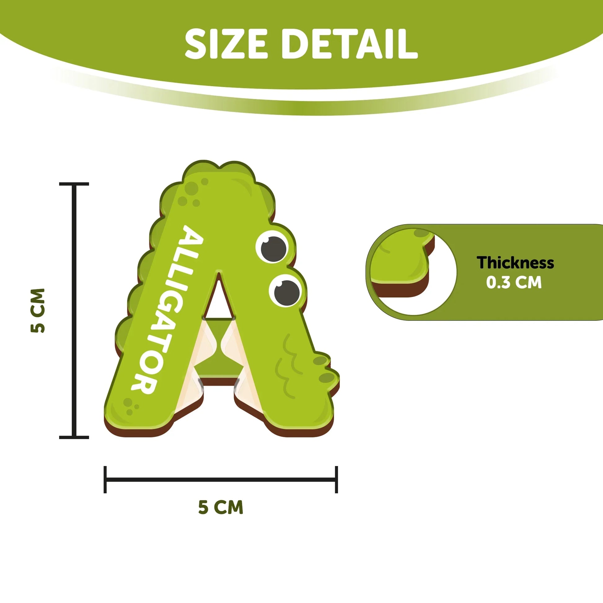 A-Z Alphabet Fridge Magnets 2+ Years - Mini Leaves