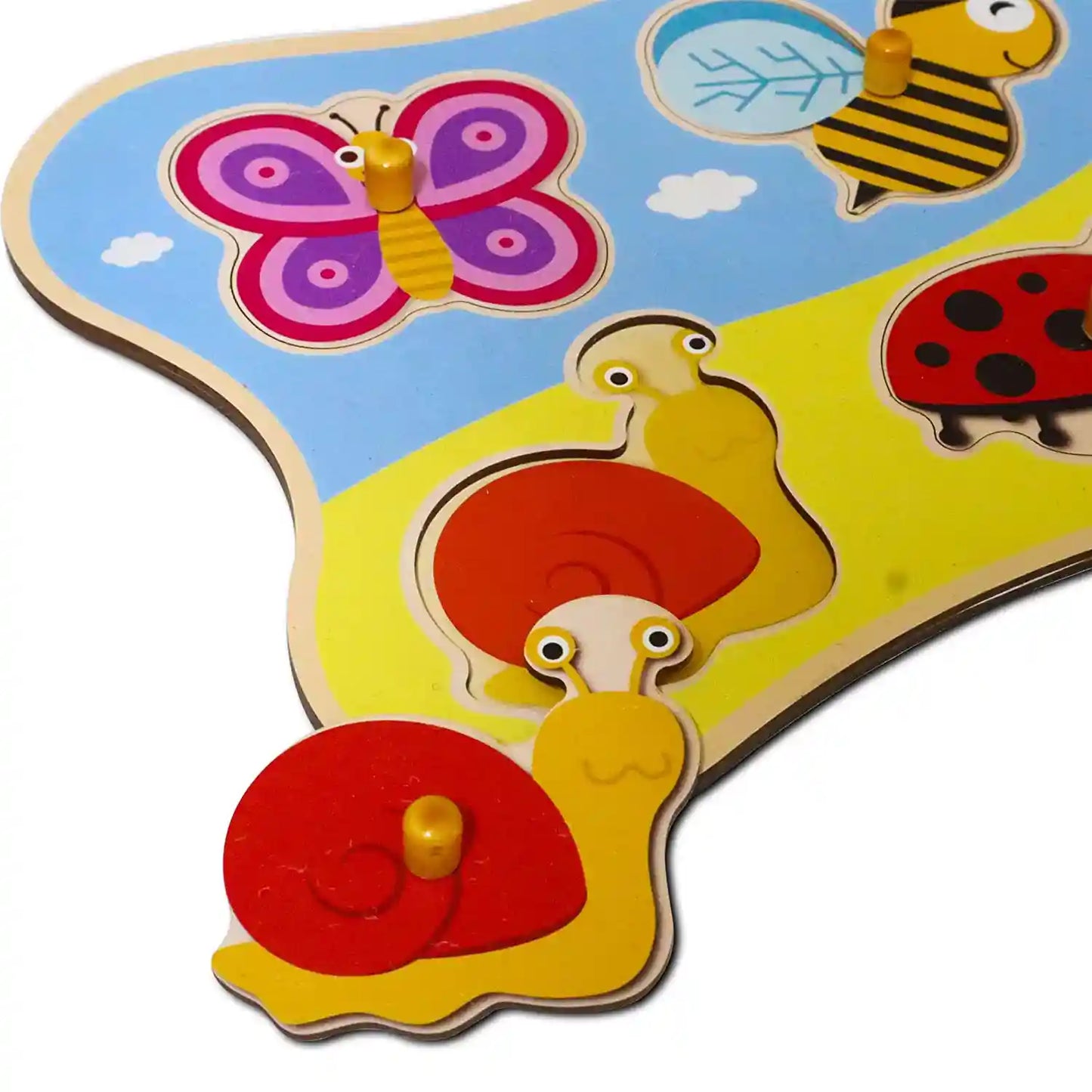 Insects Friends with Jumbo Knob 1+ Years - Mini Leaves