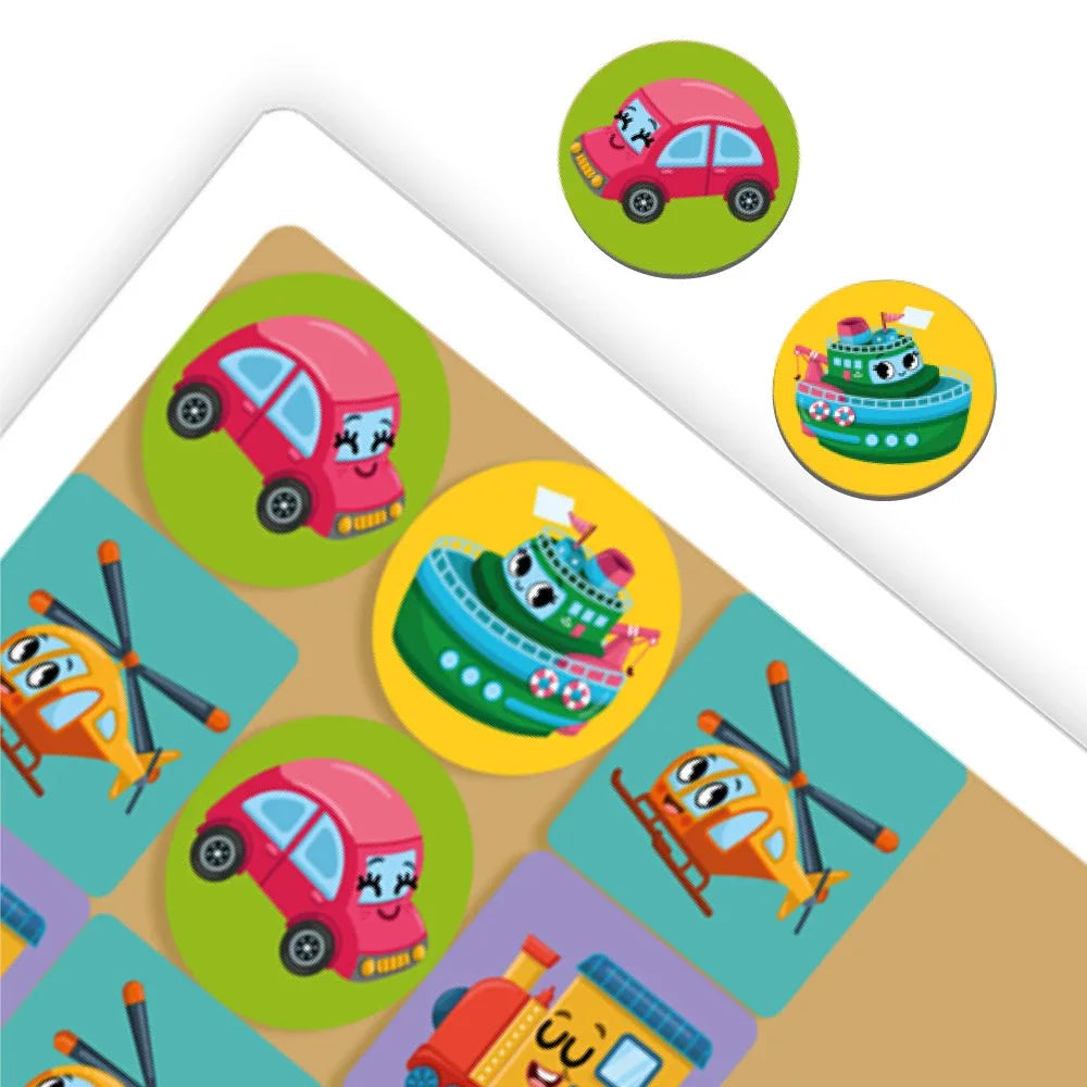 Transport Wooden Sudoku Board Game - Mini Leaves