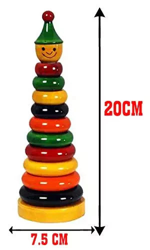 Rainbow Stacking Tower 1+ Years - Mini Leaves