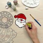 Mini Leaves Christmas Glass Painting Kit – Creative Art Set
