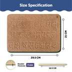 Hindi Alphabets (Varnmala & Vyanjan) Wooden Tracing Board