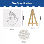 Canvas Craft Art Paint Kit for Beginner 4 to 6 Years- Set of 4