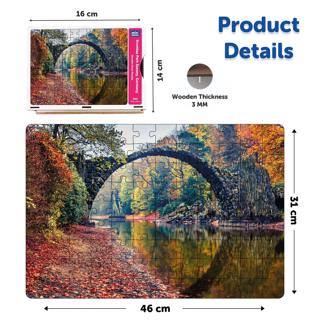 108 Pieces Wooden Jigsaw Puzzle – Kromlau Park, Germany