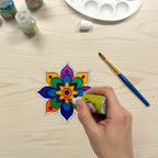 Mini Leaves™ Mandala Glass Painting Kit – Creative Art Set