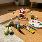 Mini Leaves Christmas Glass Painting Kit – Creative Art Set
