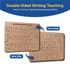 Capital and Small Double Sided Wooden Tracing Board for Kids 3+