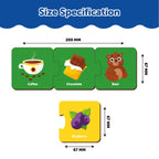 Colors 3 pieces matching puzzle Series 1 2+ Years - Mini Leaves