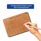 Hindi Alphabets (Varnmala & Vyanjan) Wooden Tracing Board