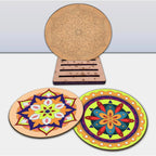 Advanced Wooden Mandala Painting Art & Craft Kit