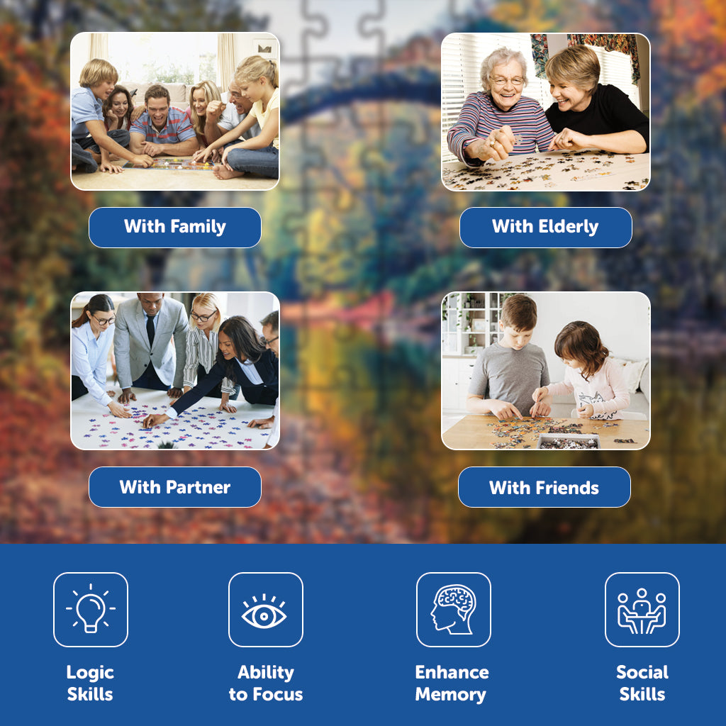 108 Pieces Wooden Jigsaw Puzzle – Kromlau Park, Germany