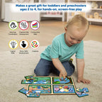 Four 4 Pieces Act of Kindness Jumbo Wooden Matching Puzzles for 2+ Years - Mini Leaves