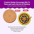Advanced Wooden Mandala Painting Art & Craft Kit