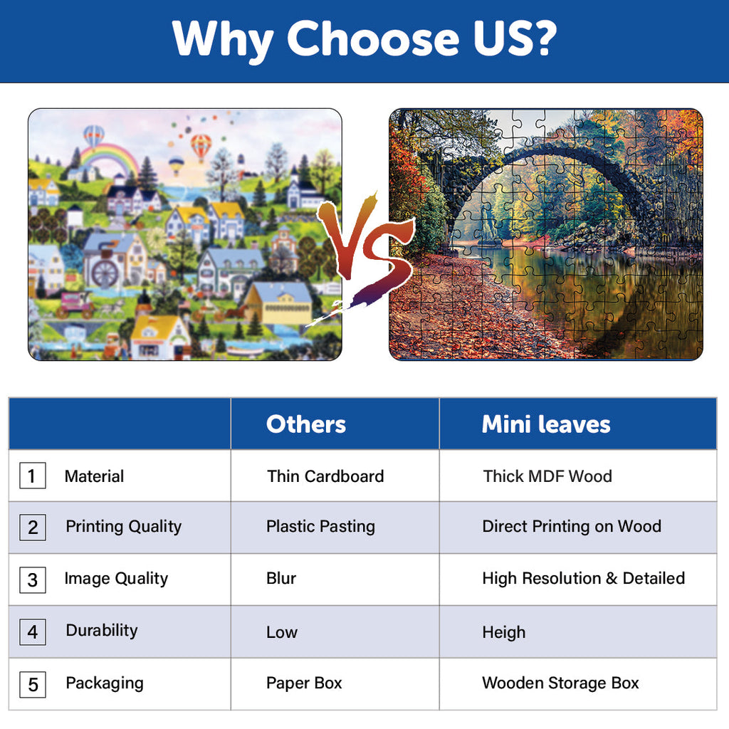 108 Pieces Wooden Jigsaw Puzzle – Kromlau Park, Germany