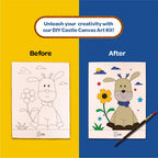 Color Me Deer DIY Canvas Art Kit