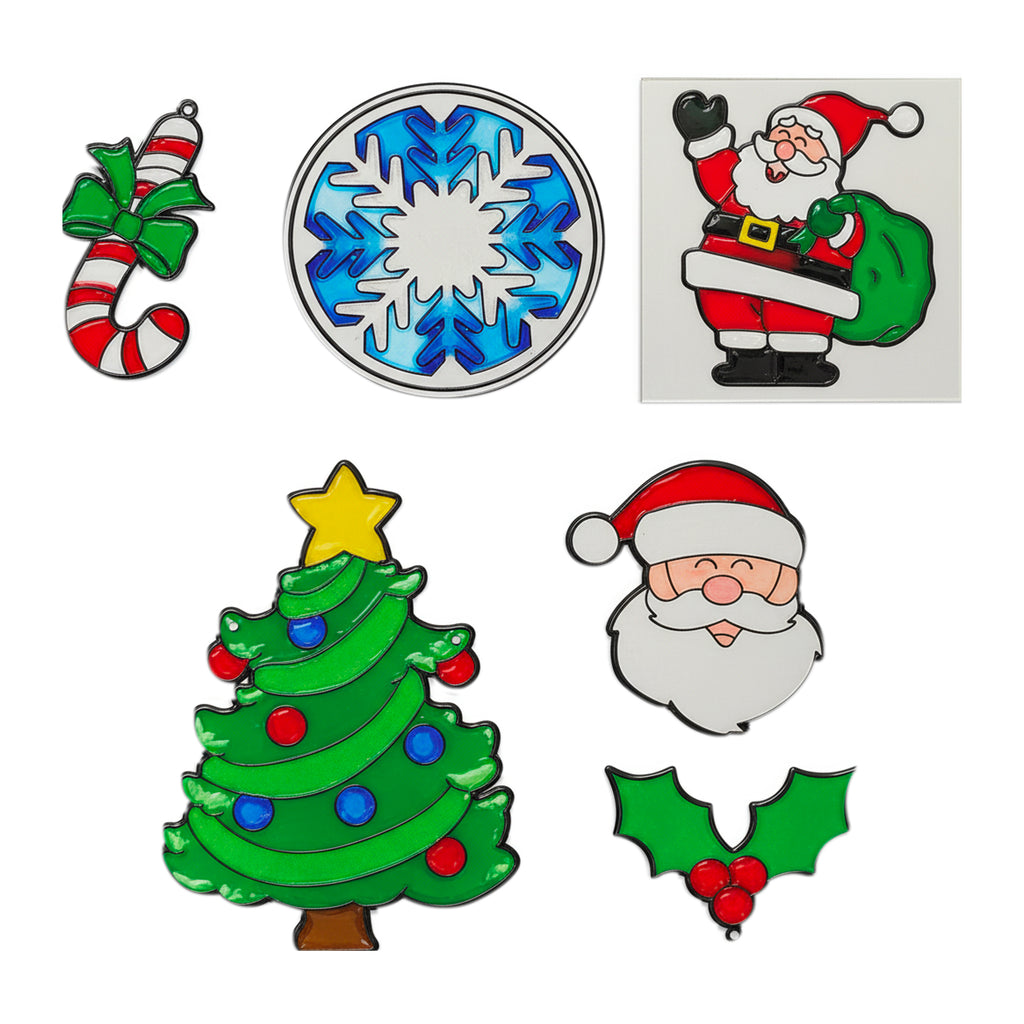 Mini Leaves Christmas Glass Painting Kit – Creative Art Set