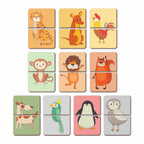 Head & Tail 2-Piece Wooden Matching Memory Game