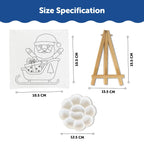 Mini Canvas Art Kit for 4 - 6 Years Set of 4