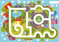 City Magnetic Maze Toy