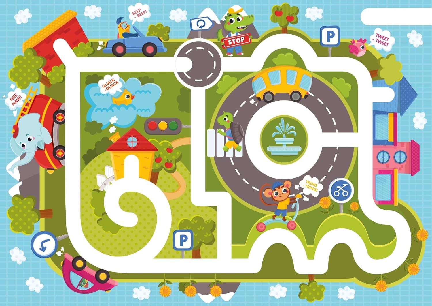 City Magnetic Maze Toy