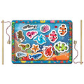 Magnetic Fishing game for kids 13 Pic A4 Size Tray - Mini Leaves