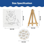 Canvas Craft Art Paint Kit for Beginner 4 to 6 Years- Set of 4