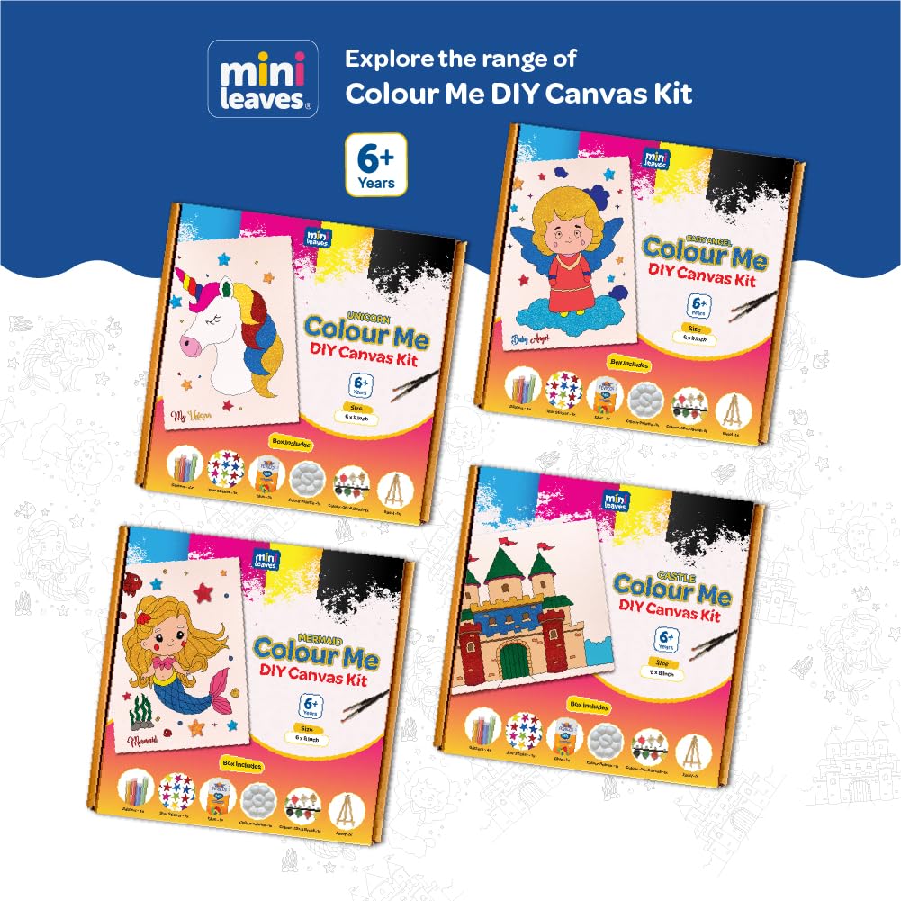 Color Me Deer DIY Canvas Art Kit