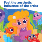 Mermaid Art Puzzle DIY Puzzle with Unique Design 4+ Years - Mini Leaves