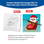 Mini Canvas Art Kit for 4 - 6 Years Set of 4
