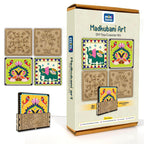 Madhubani DIY Tea Coaster Paint Art Kit
