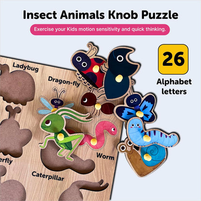 Insects Animals Pegboard 3+ Years