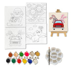 Mini Canvas Art Kit for 4 - 6 Years Set of 4