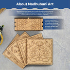 Madhubani DIY Tea Coaster Paint Art Kit