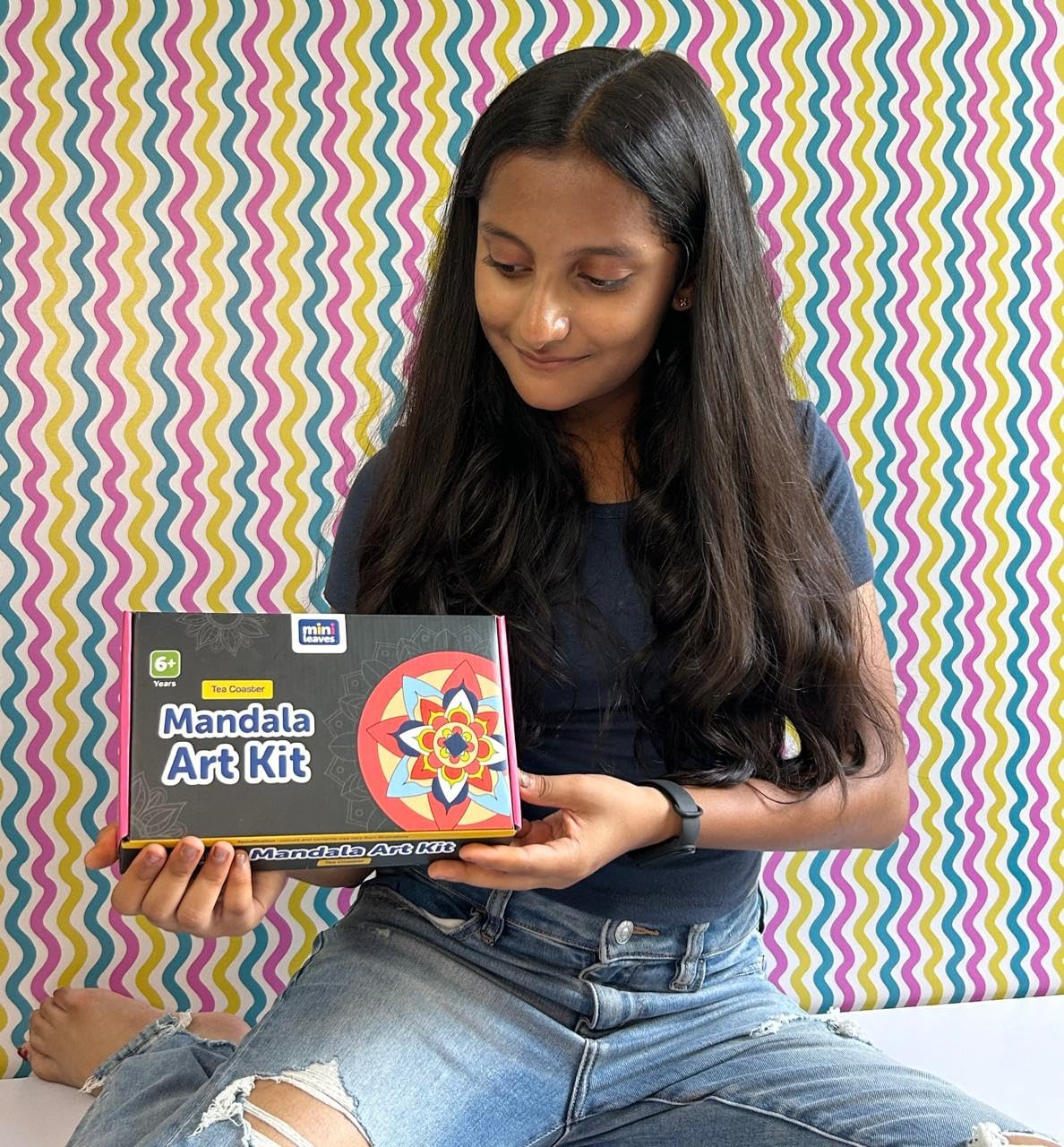 Mandala Tea Coasters Art and Craft Kit 6+ Years- Beginner