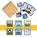 Cube Block Transport 6 Sides with 6 Animal 2+ Years
