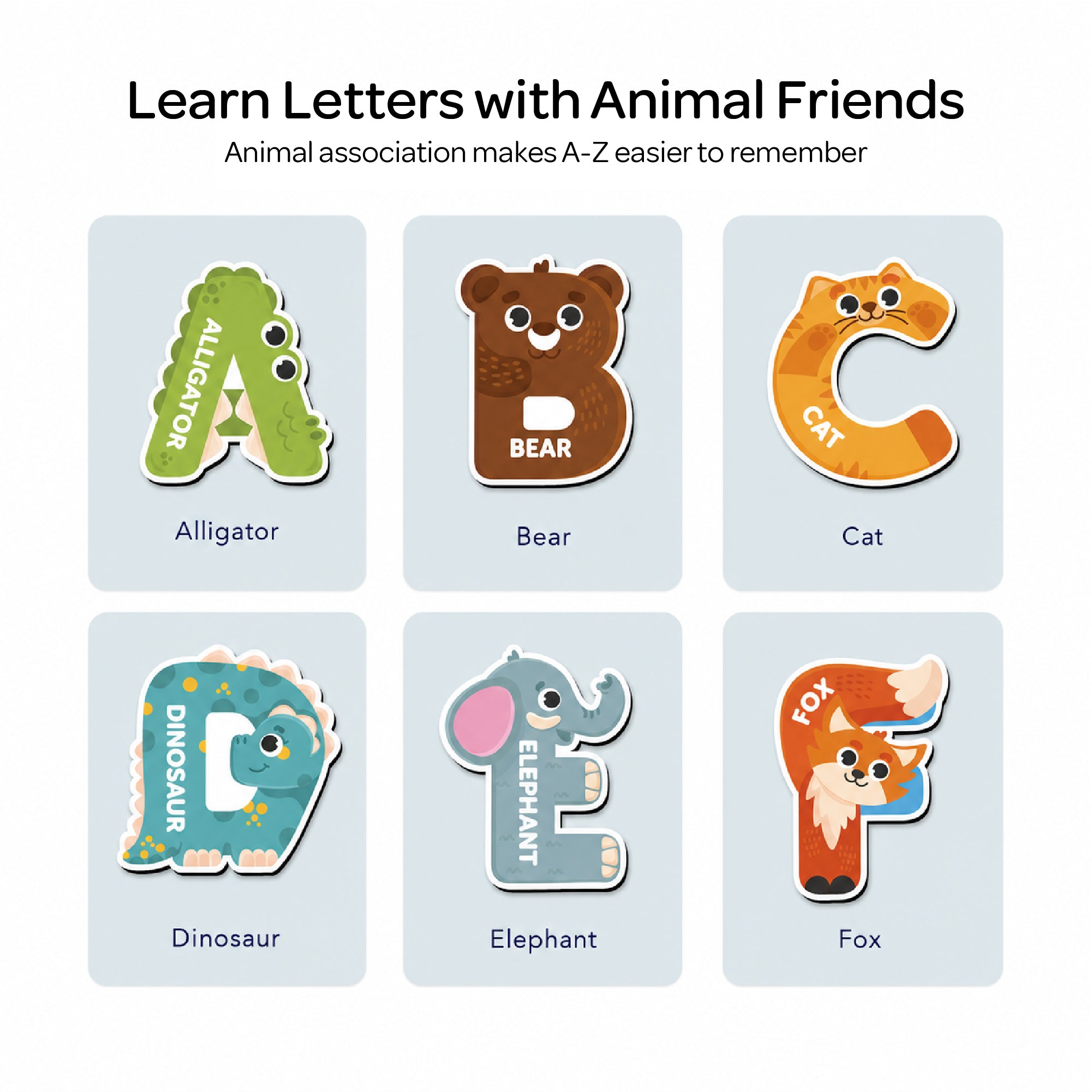 A-Z Alphabet Fridge Magnets 2+ Years