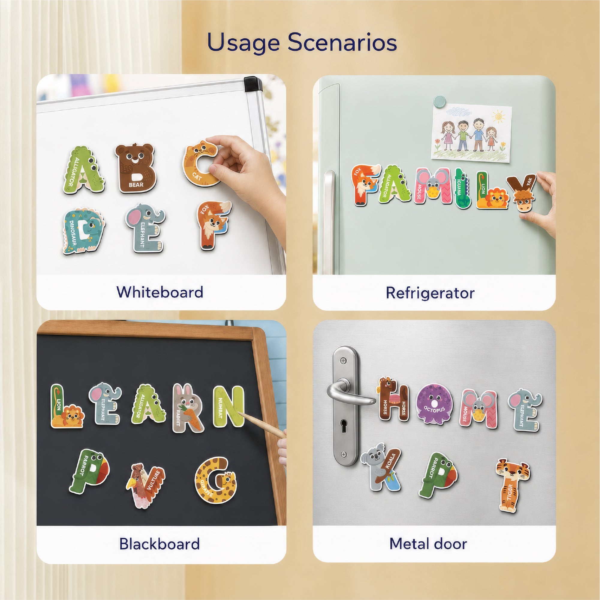 A-Z Alphabet Fridge Magnets 2+ Years