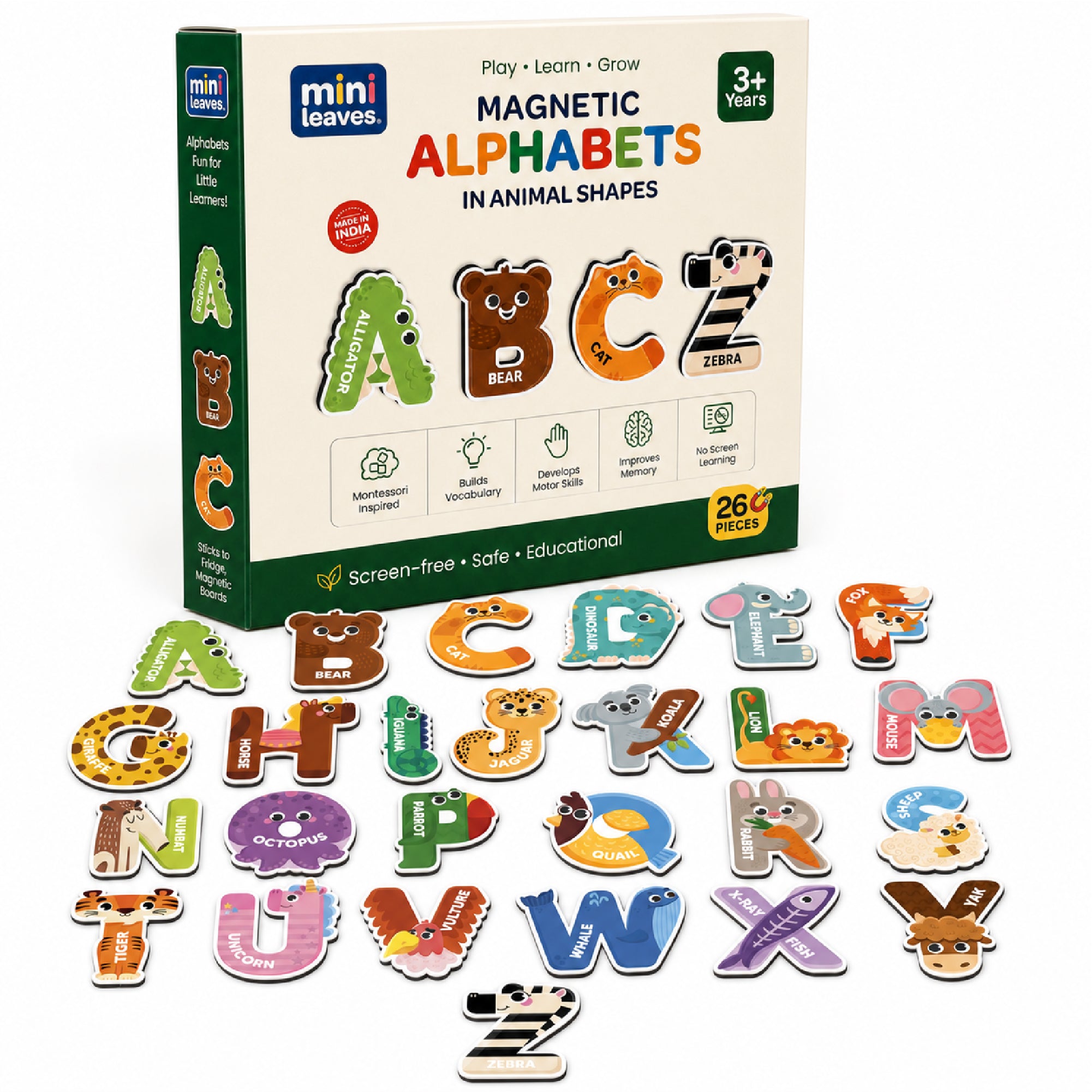 A-Z Alphabet Fridge Magnets 2+ Years