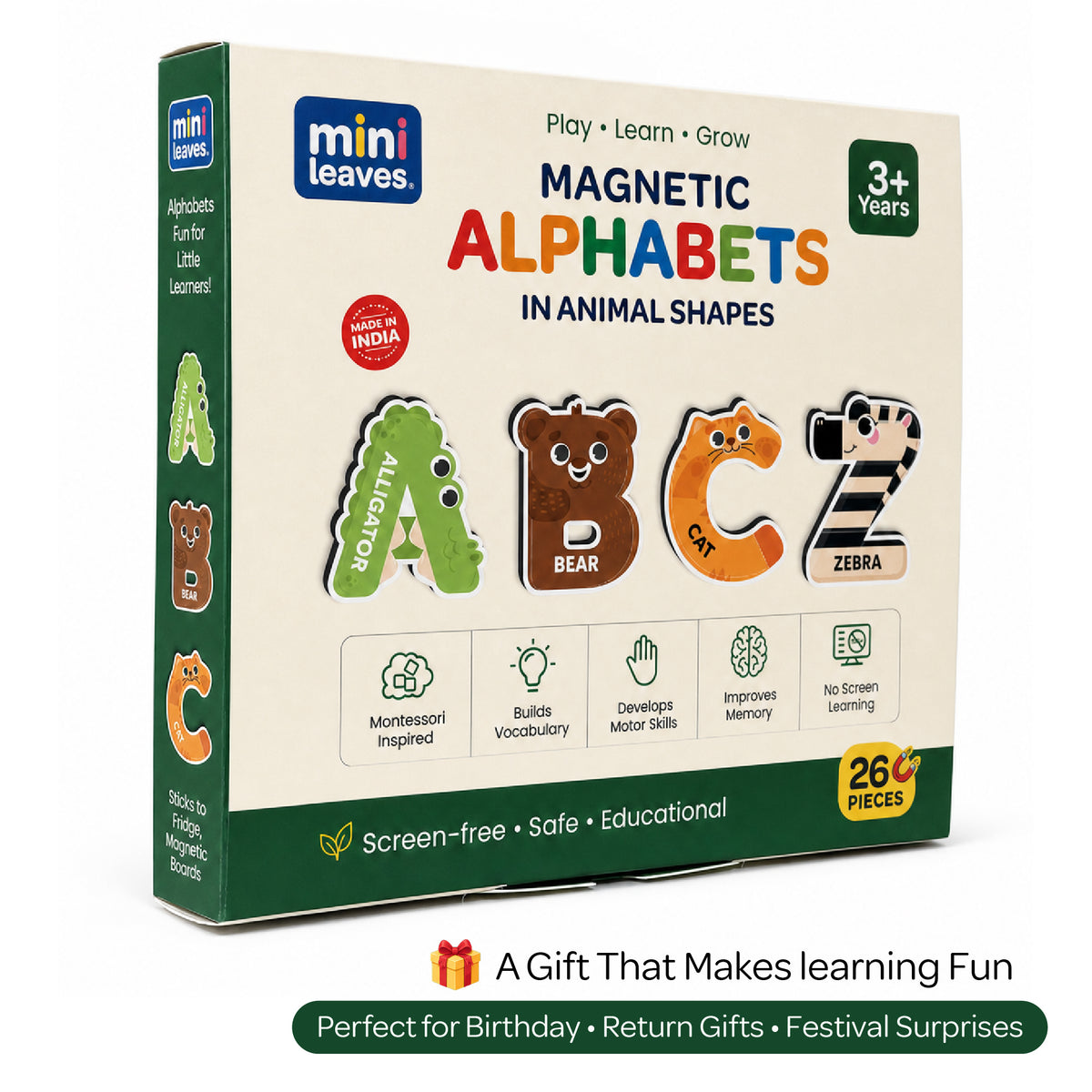 A-Z Alphabet Fridge Magnets 2+ Years