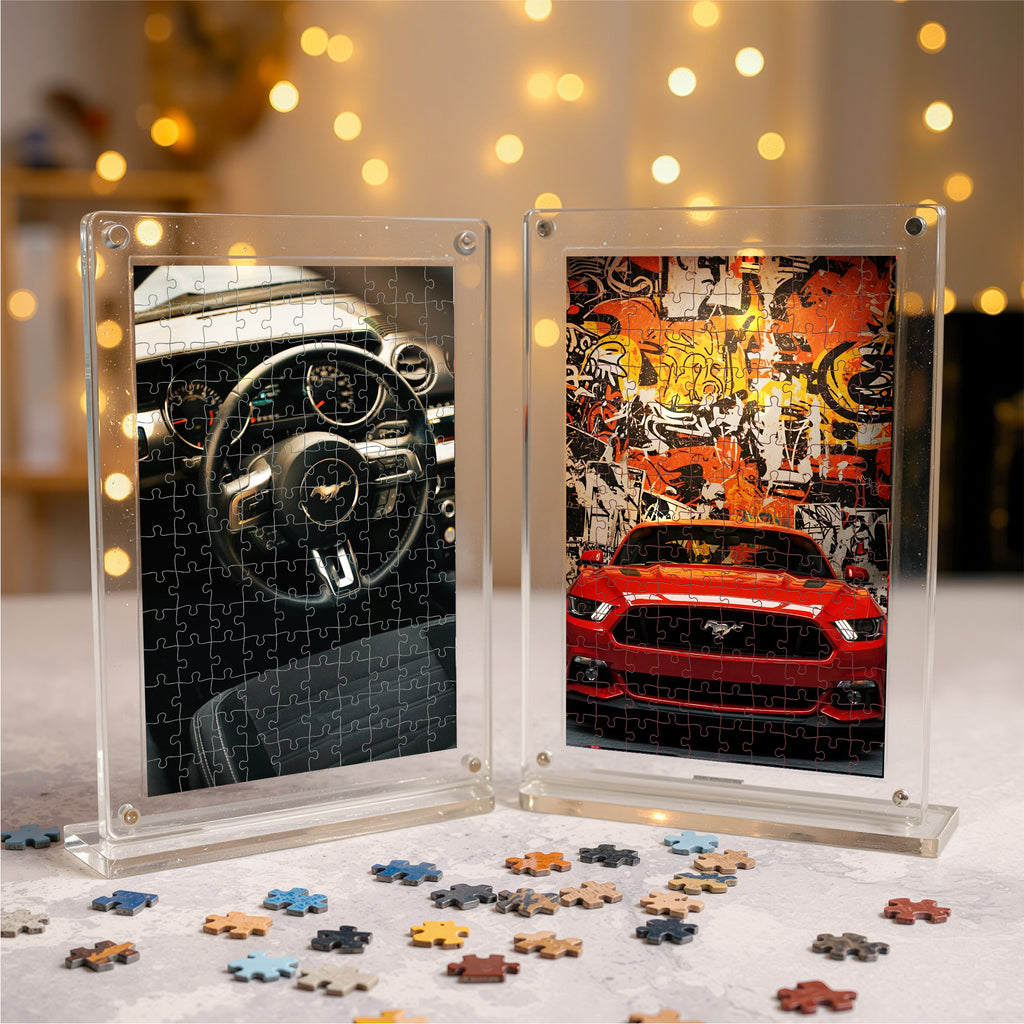 Ford Mustang Acrylic Frame Puzzle- Automotive Series