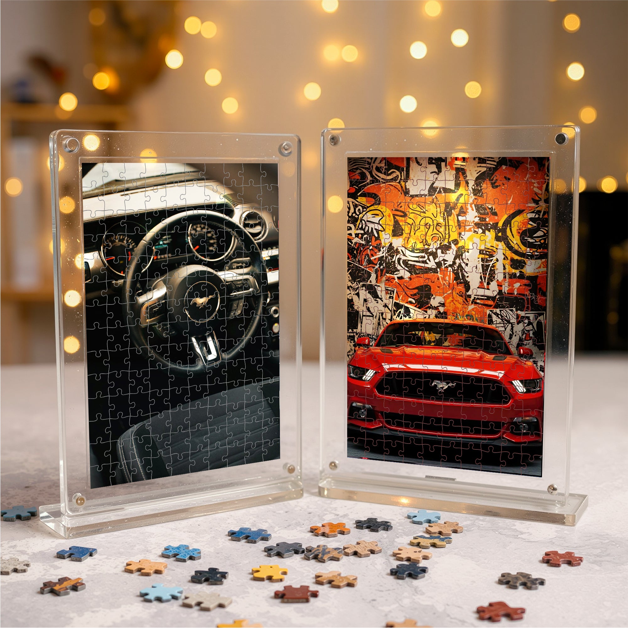 Ford Mustang Acrylic Frame Puzzle- Automotive Series