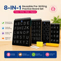 English Alphabets Montessori Pre-Writing Tracing Board – Set of 4 (8 Sides)