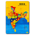 India Map Knob Puzzles for Kids 3+ Years